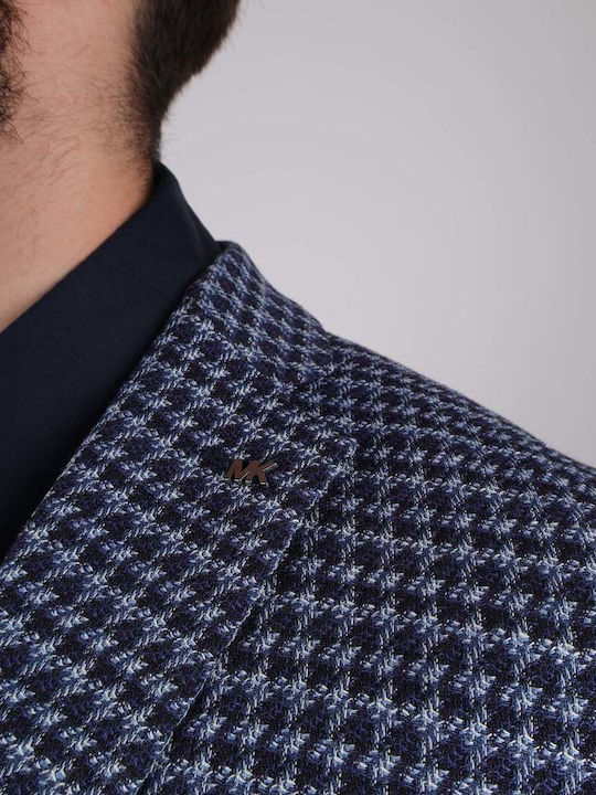 Men's Winter Suit Jacket Blue