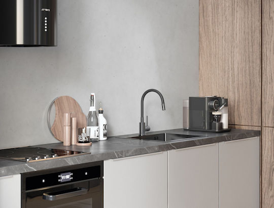 Quadron Drop-In Мивка Inox Ш50xД45см Черен