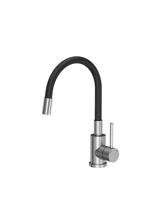 Quadron Drop-In Chiuvetă din Granit Sintetic L40xW45cm Argintiu
