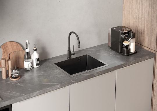 Quadron Drop-In Мивка Inox Ш50xД45см Черен