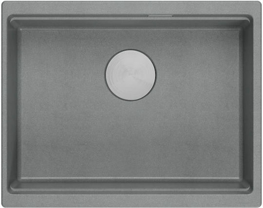 Quadron Drop-In Chiuvetă din Granit Sintetic L59.5xW45.1cm Gri