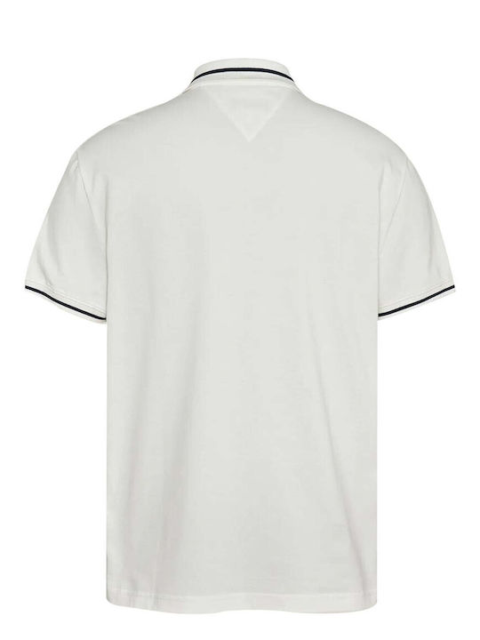 Tommy Hilfiger Men's Short Sleeve Blouse Polo White