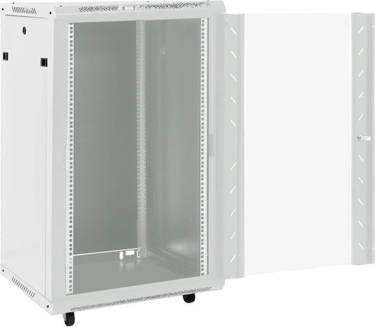 Network Cabinet Perforated Feet 18u 19" Ip20 60x60x100 Cm 600 X 600 X 1000 Mm