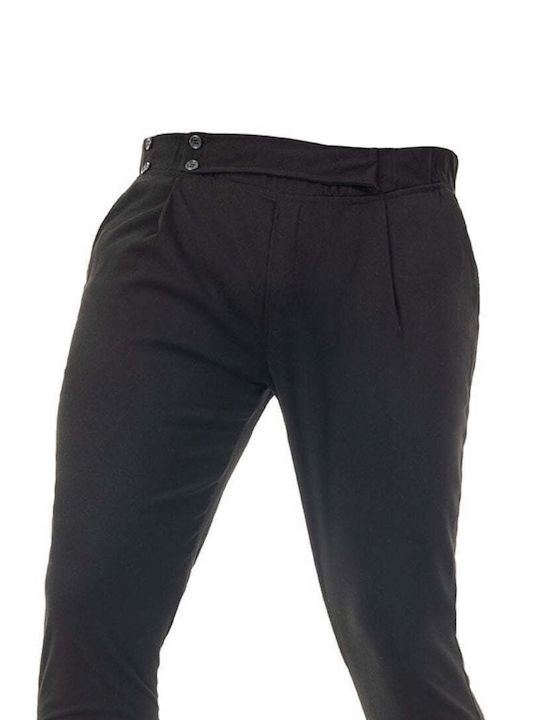 Senior Men's Trousers Elastic Black