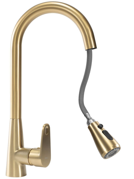 Rea Kitchen Faucet Counter Gold