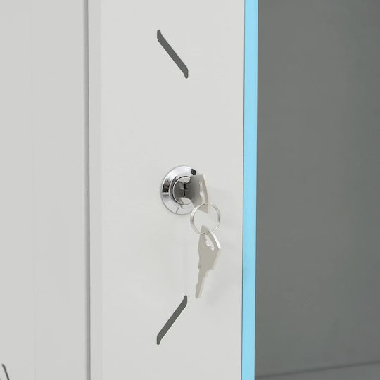 vidaXL Επιδαπέδια Καμπίνα Rack 22U 60x60x120cm Γκρι 30269