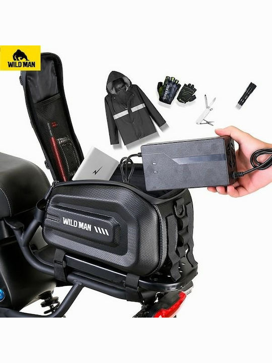 Wildman Gears GD5 Bicycle Rack Bag Black