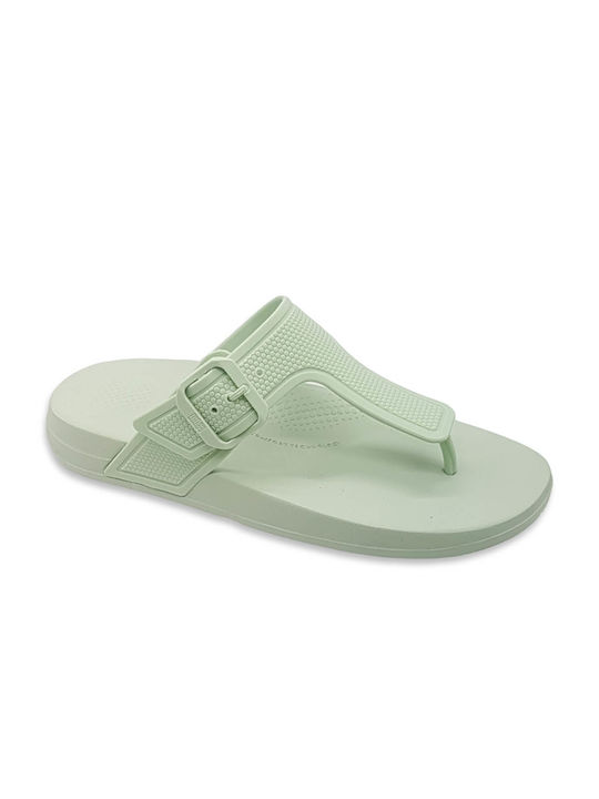 Flip Flop Papuci de plajă în Verde Culore