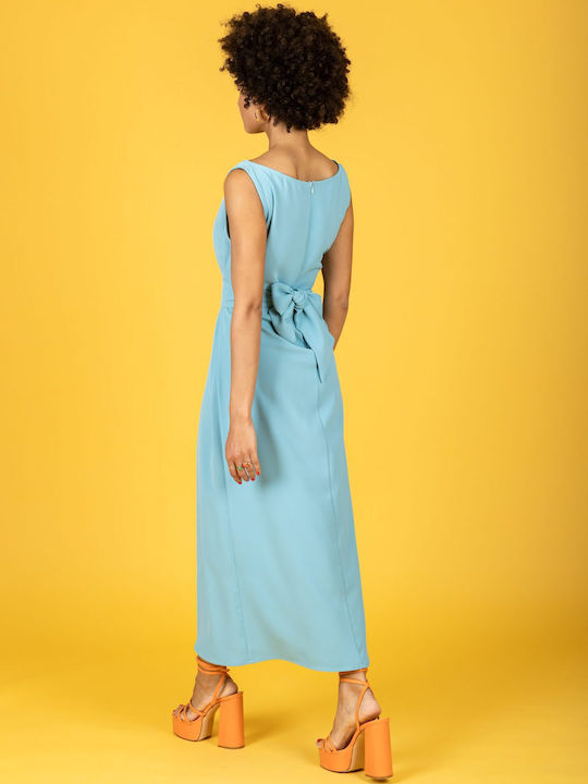 Chaton Maxi Dress Aqua