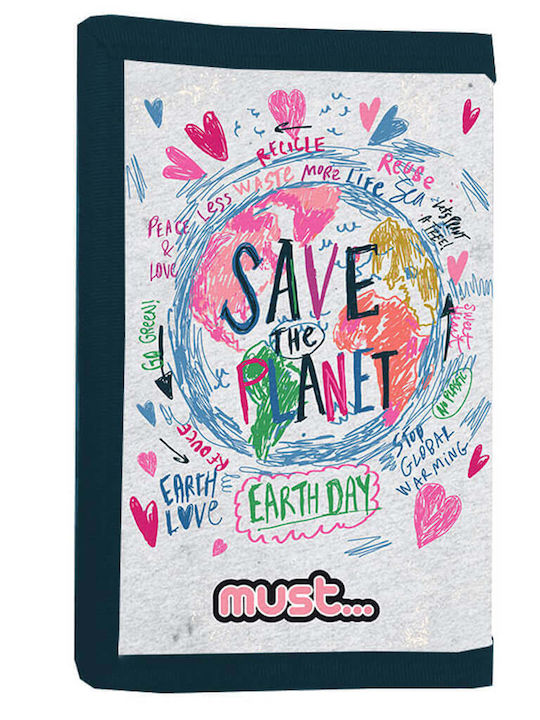 Must Team Kids Wallet with Velcro - (Various Designs) 1pc