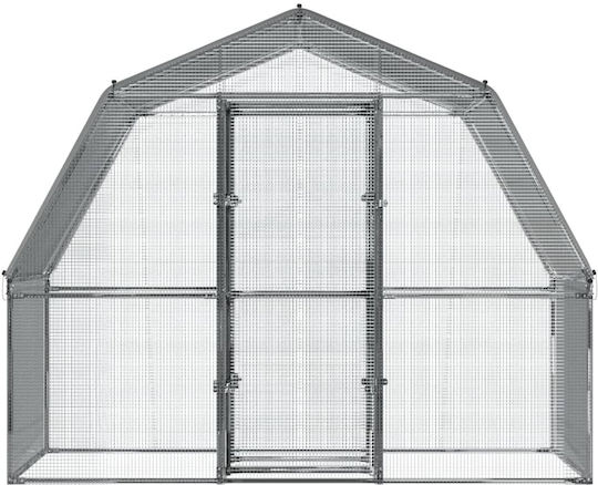 vidaXL 3294910 Galvanized Steel Cage for Birds 285x195x230cm