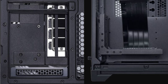 Lian Li O11 Vision Gaming Midi Tower Κουτί Υπολογιστή με Πλαϊνό Παράθυρο Μαύρο