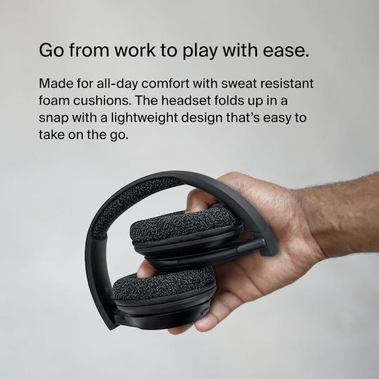 Belkin Wireless On Ear Multimedia Headphone with Microphone Bluetooth AUD005BTBLK