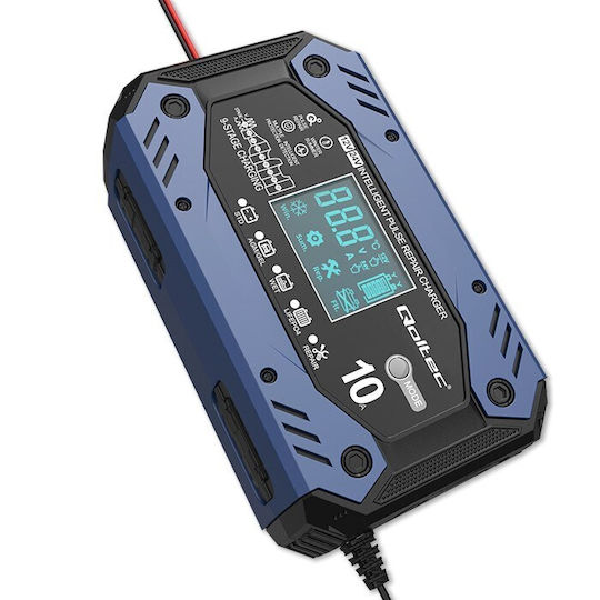Qoltec Φορτιστής Μπαταρίας Αυτοκινήτου 12V for STD AGM GEL LiFePO4