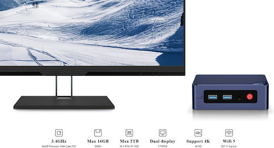 Beelink Mini S12 PC ( N95/16GB DDR4/500GB SSD/W11 Pro) | Skroutz