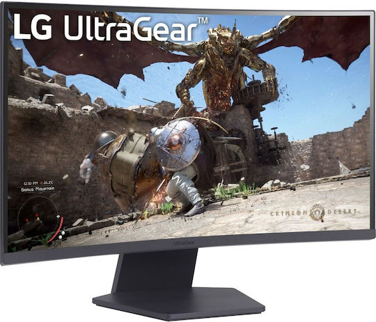 LG UltraGear 27GS60QC-B VA HDR Curved Gaming Monitor 27" QHD 2560x1440 180Hz with Response Time 1ms GTG
