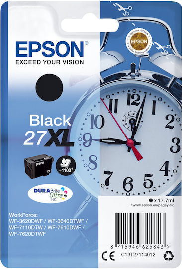 Epson 27XL Original InkJet Druckerpatrone Schwarz (C13T27114010 C13T27114012)