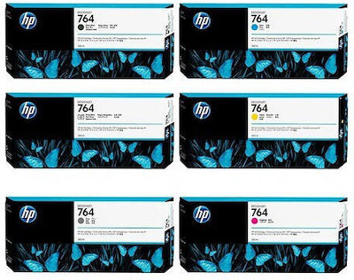 HP 764 InkJet Printer Ink Cyan (C1Q13A)