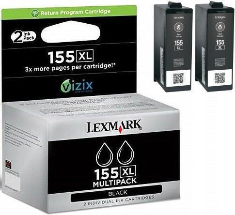 Lexmark Γνήσιο Πακέτο Μελανιών Εκτυπωτή InkJet Μαύρο (14N1811E)