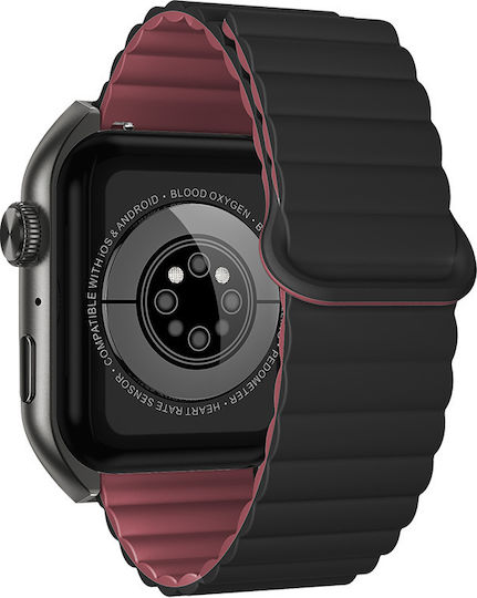 Forever Tiron SWM-300 Smartwatch με Παλμογράφο (Μαύρο)