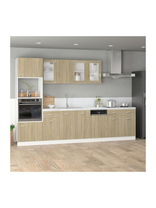 Cabinet Wall Sonoma Oak 29.5x31x60pcs