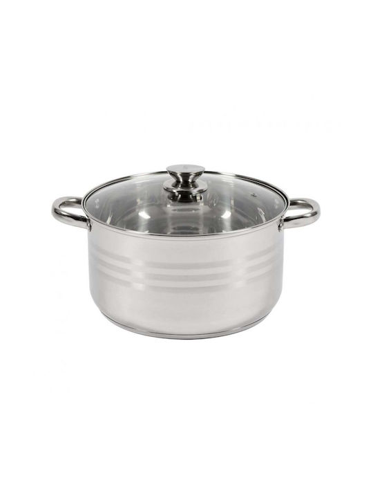 Heinner Myra Deep Stainless Steel Pot 7lt / 26cm
