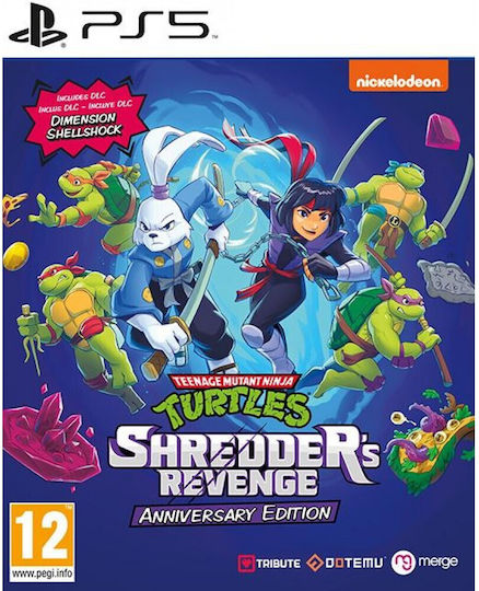Teenage Mutant Ninja Turtles: Shredder's Revenge Anniversary Edition PS5 Game