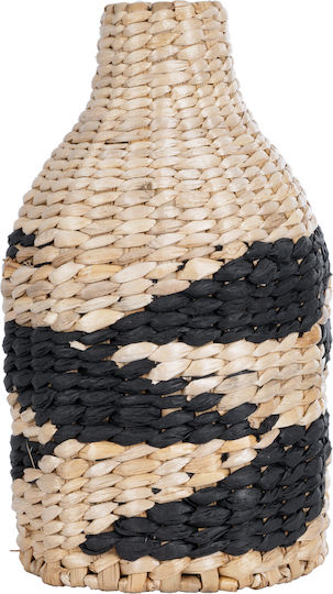 GloboStar Vază Decorativă Rattan Artificial Garden Jordan Bej 16x16x30cm 1buc