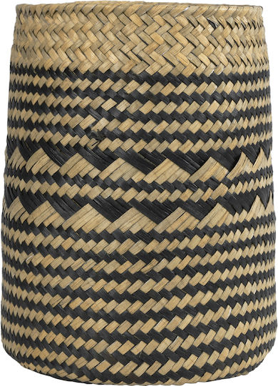 GloboStar Κασπώ Rattan Καφέ με Βάση 14x14x23εκ.