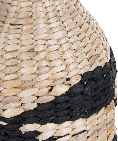 GloboStar Vază Decorativă Rattan Artificial Garden Jordan Bej 16x16x30cm 1buc