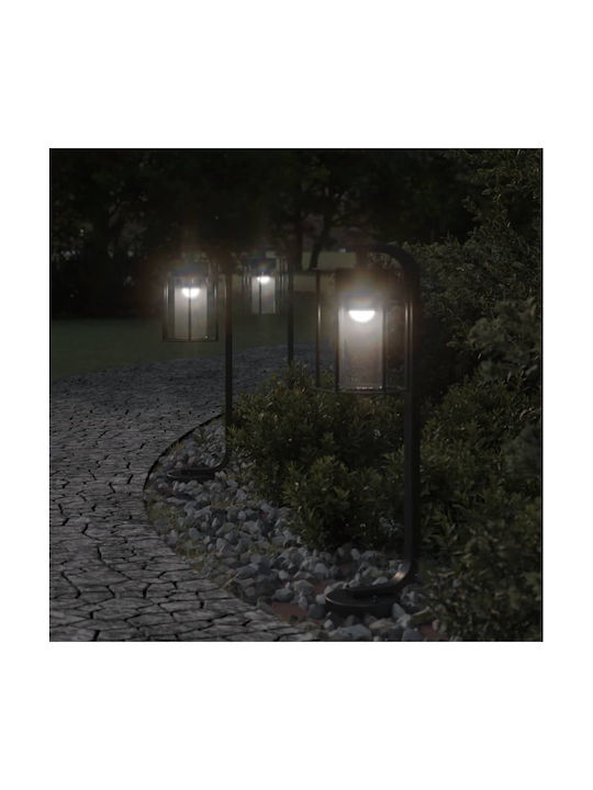 vidaXL Outdoor Floor Lamp Small Post 11W IP44 for E27 Socket Black