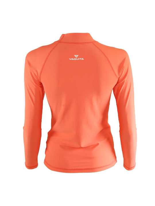 Vaquita Langärmelig Sonnenschutzshirt Orange