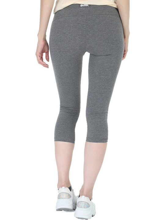 BodyTalk 1191-902009 Women's Capri Training Legging Gray