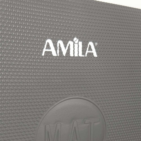 AMILA Covor de exerciții fizice Antrenament/Fitness Gri (140x60x1.5cm)