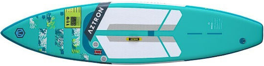 Aztron Super Nova 11'0'' Inflatable SUP Board with Length 3.35m Green
