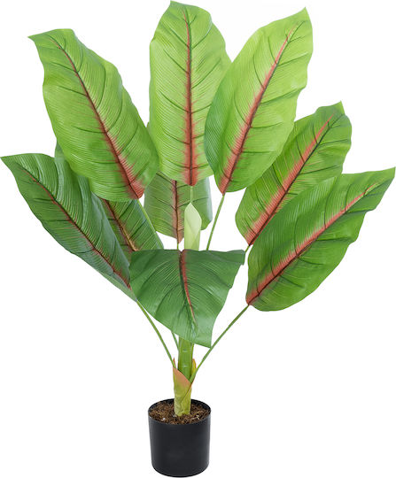 Globostar? Artificial Garden Blood Banana 20944 Decorative Plant Blood Banana H90cm
