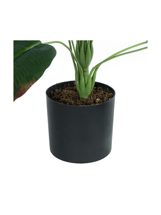 Globostar Grădină Artificială Banană Veche 20917 Plantă Decorativă Copac de Banane Matur H80cm