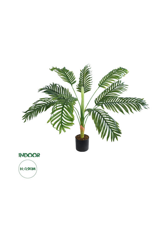 Globostar Artificial Garden Areca Palm 20926 Decorative Areca Plant H90cm