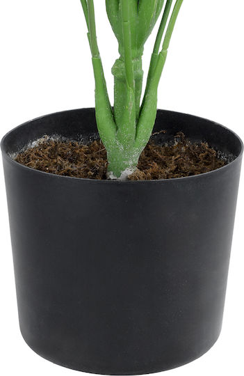 Globostar Künstlicher Garten-Kaladium 20921 Dekorative Kaladium-Pflanze H80cm