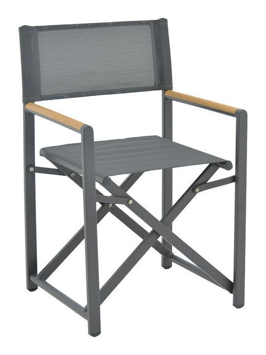 Set De dining pentru exterior Naoki-kliton A Cărbune de lemn 5buc