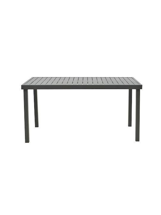 Set De dining pentru exterior Naoki-kliton A Cărbune de lemn 5buc