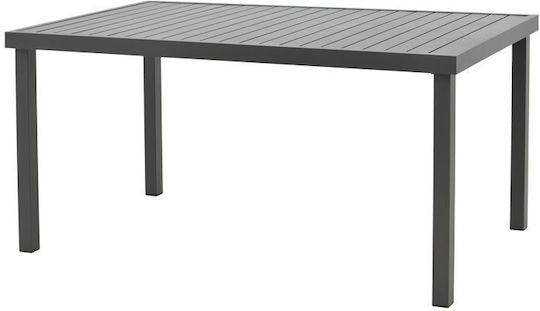 Set Sala De Mese Pentru Exterior Naoki-kliton I 5 Piese Antracit