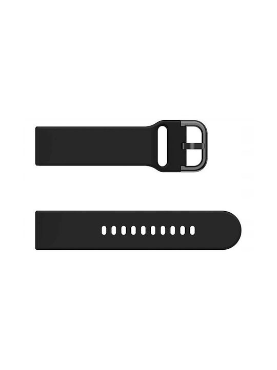 Spacecase Λουράκι Σιλικόνης Μαύρο (Galaxy Watch 42mm)