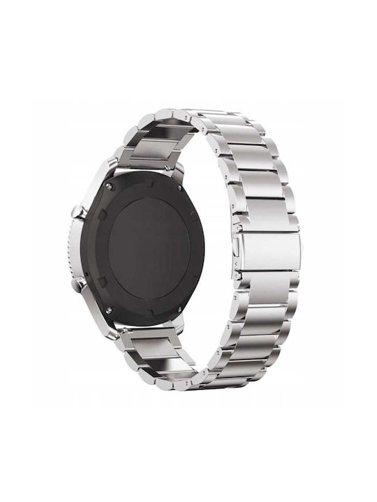 Spacecase Λουράκι Ανοξείδωτο Ατσάλι Ασημί (Amazfit GTR 3 / GTR 3 Pro)