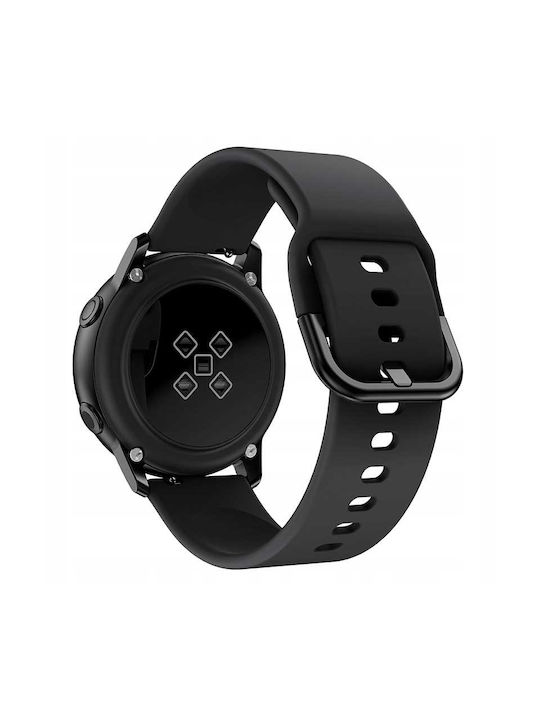 Spacecase Λουράκι Σιλικόνης Μαύρο (Galaxy Watch 42mm)