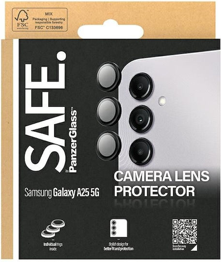 PanzerGlass Safe Προστασία Κάμερας Tempered Glass Μαύρο για το Samsung Galaxy A25 5G