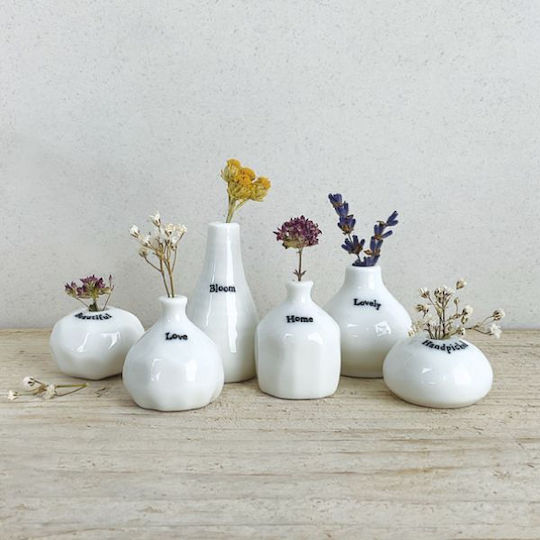 Synchronia Glass Vase White