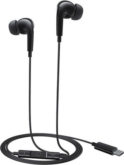 Baseus Encok Cz18 In-ear Handsfree Ακουστικά με Βύσμα USB-C Μαύρο