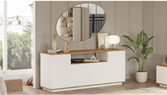 Мебели за съхранение Bowes Pine/White 180x44.5x75см