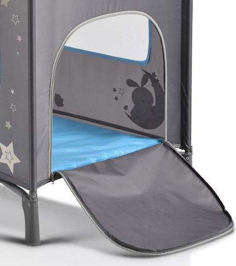 Moni Sleepy Playpen 2 Levels with Changing Table & Mattress Blue 120x60cm